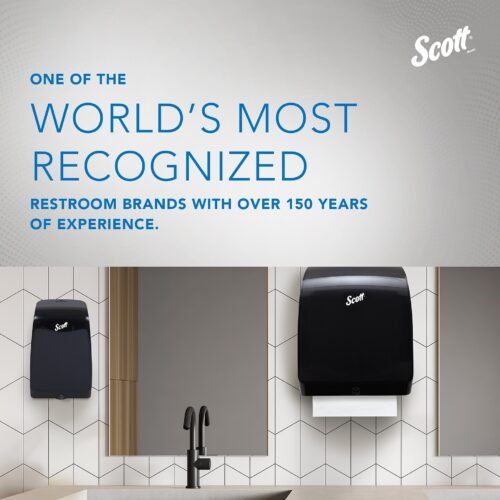 Scott Essential JRT Recycled Coreless Toilet Paper, 2-ply, White, 12 Rolls/Case (07006) - Image 3