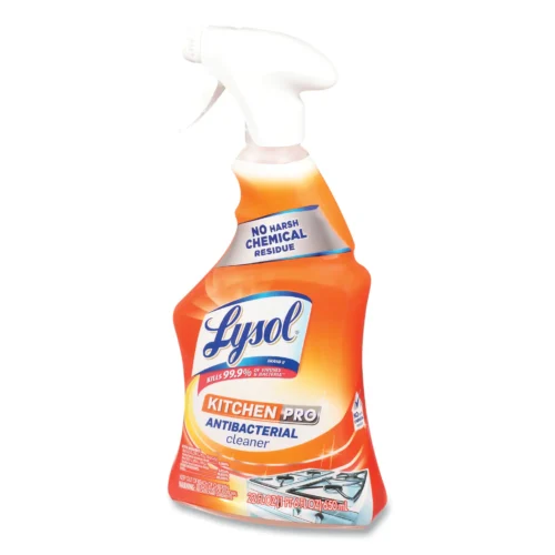 LYSOL? Brand Kitchen Pro Antibacterial Cleaner, Citrus Scent, 22 oz Spray Bottle - Image 3
