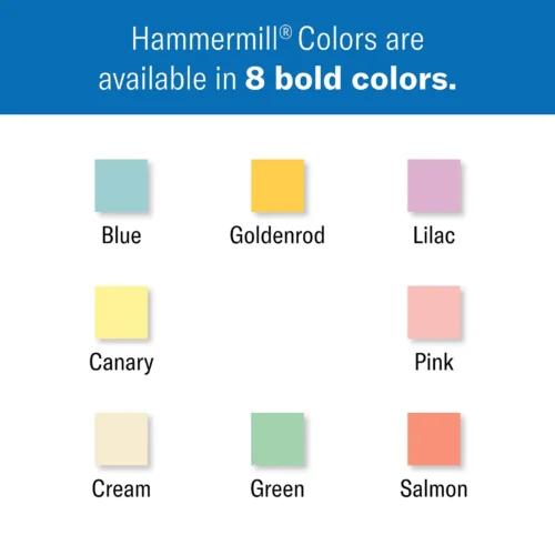 Hammermill Fore MP Colors Multipurpose Paper, 20 lbs., 8.5" x 11", Pink, 500 Sheets/Ream (103382) - Image 4