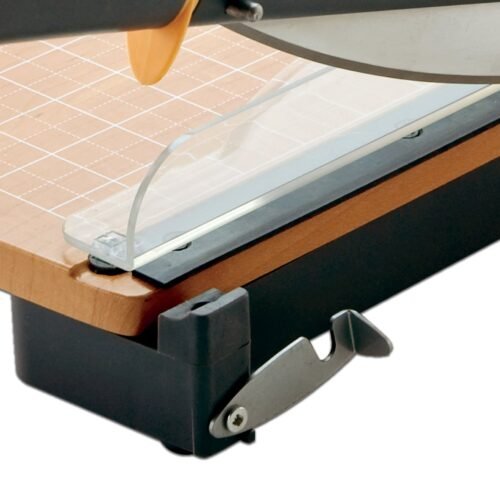 Westcott TrimAir Titanium Wood 12" Guillotine Trimmer, Black/Wood (ACM15106) - Image 3